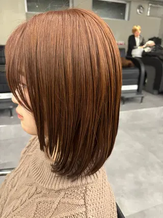 ミディアム 佐藤 莉子のヘアスタイル