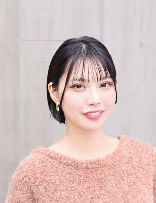 ショート hoNua. 栄/透明感カラーのヘアスタイル