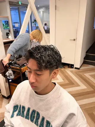 パーマ メンズ ✨山岸　泰輝 ARISE✨のヘアスタイル