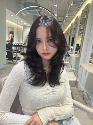 セミロング 🦋トレンドヘア🦋 竹内克弥のヘアスタイル