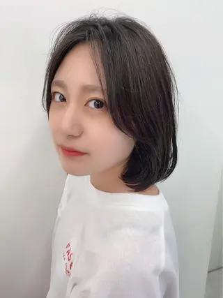 ミディアム カラー パーマ ヘアアレンジ メンズ キッズ ネイル マツエク・マツパ 🫧渋谷美容師 たくみ🫧のヘアスタイル