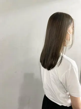 セミロング カラー パーマ ヘアアレンジ メンズ キッズ ネイル マツエク・マツパ アイブロウ #tag 稗田綾加のヘアスタイル