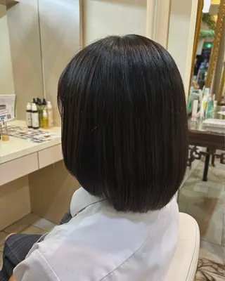 ミディアム 立石 タテイシのヘアスタイル