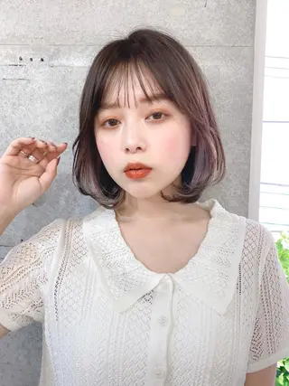 ミディアム カラー 似合わせレイヤー 🇰🇷荒木洋文のヘアスタイル