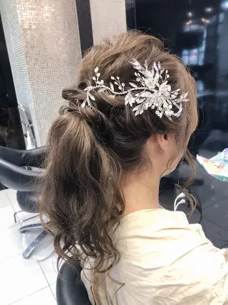 ロング ヘアアレンジ 女性リピ90%🍨 🩷佐藤みずきのヘアスタイル