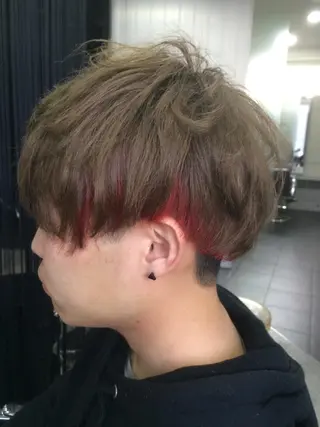 ショート ミディアム カラー パーマ メンズ SUNNY GRACEのヘアスタイル