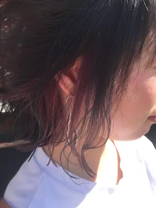 カラー 前田 輝のヘアスタイル