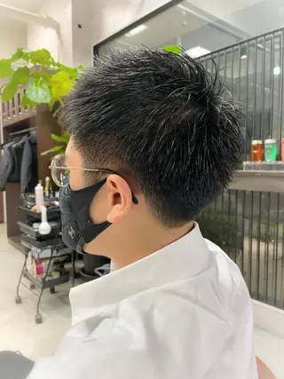 ショート カラー メンズ メンズ特化🟡個室 口コミ高評価🟡三澤のヘアスタイル