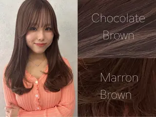 カラー あかね 💇‍♀️のヘアスタイル