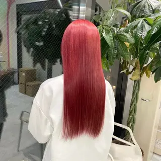 ロング カラー ダメージレスハイ トーン💖kanonのヘアスタイル