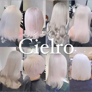ロング カラー ヘアアレンジ メンズ Cielro/ダブル カラー/西田咲希のヘアスタイル