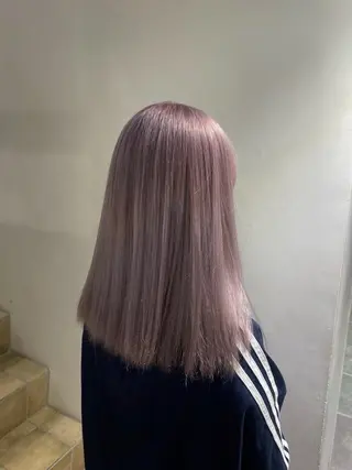 セミロング カラー BUZZ 自由が丘所属・rimu /艶髪/艶カラーのヘアスタイル