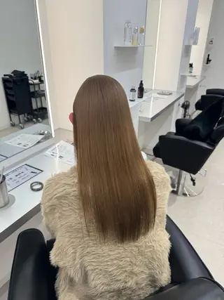 ロング カラー ブリーチ/艶カラー 💎koharu💎のヘアスタイル