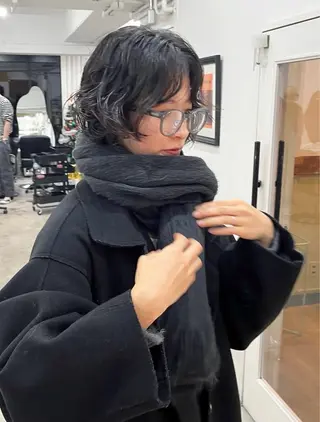 ショート casi所属・ボブパーマ🥣KON コンナツミのヘアスタイル