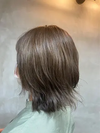 ミディアム K Kenのヘアスタイル