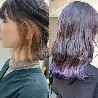 ミディアム カラー 北間 寛哉のヘアスタイル