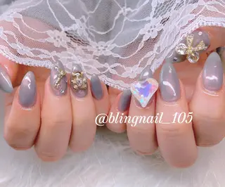 ネイル 23時まで❤︎韓国、 ワンホンネイルのネイルデザイン