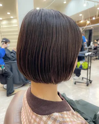 ショート カラー OAK溝の口 𖠋SHINYAのヘアスタイル