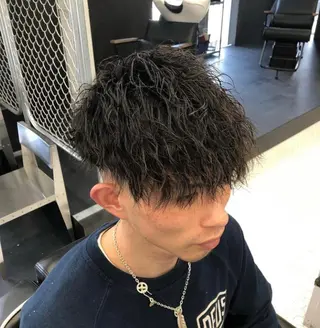 パーマ メンズ 大塚 大飛のヘアスタイル