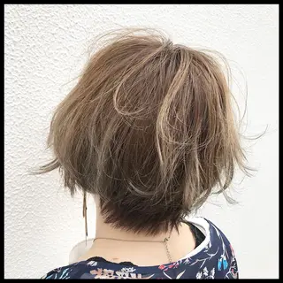 カラー 似合わせ/ブリーチ カラー.岡田友仁のヘアスタイル