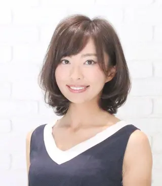 ミディアム カラー パーマ 髪のお悩み解決サロン 髪質改善ケイスケのヘアスタイル