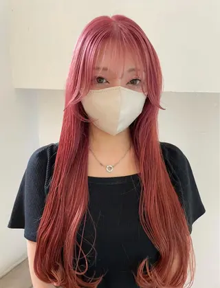 ロング カラー 韓国レイヤー🇰🇷 🤍🎀honokaのヘアスタイル