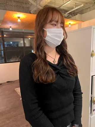 ロング カラー すみか / カットモデル募集のヘアスタイル