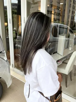 ロング 武田 清久のヘアスタイル