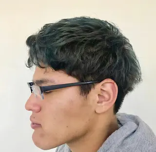 カラー メンズ ケアブリーチ /髪質 改善/古橋圭史郎のヘアスタイル