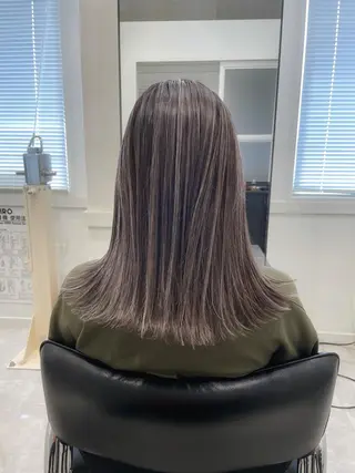 ミディアム カラー メンズ特化 パーマ/オザワのヘアスタイル