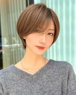 ショート カラー ⭐️銀座/ショート/ 艶カラー/りょうがのヘアスタイル