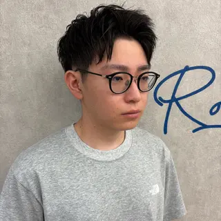 メンズ 曲がる縮毛矯正🌟 メンズアイブロウのヘアスタイル