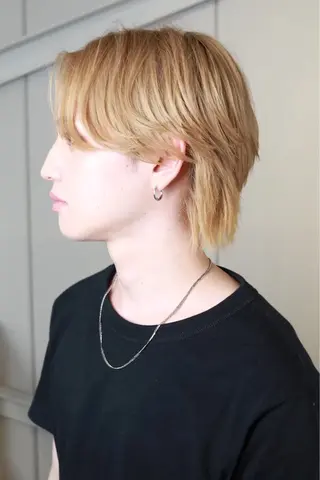 ミディアム カラー メンズ 博多メンズヘア特化 ベップハルキのヘアスタイル