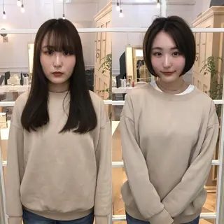 ショート カラー 大人可愛いショート* NoWL栗原隆成のヘアスタイル