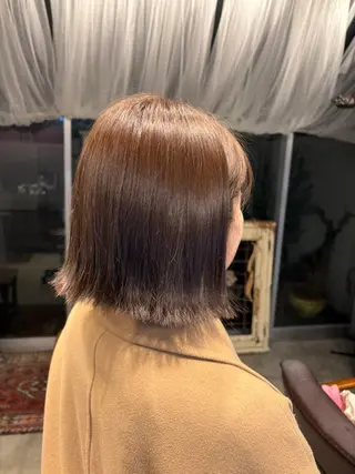 ミディアム カラー RoimU+e 小林のヘアスタイル