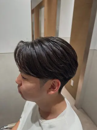 ショート パーマ メンズ 石井秀二郎メンズ パーマ京都河原町のヘアスタイル