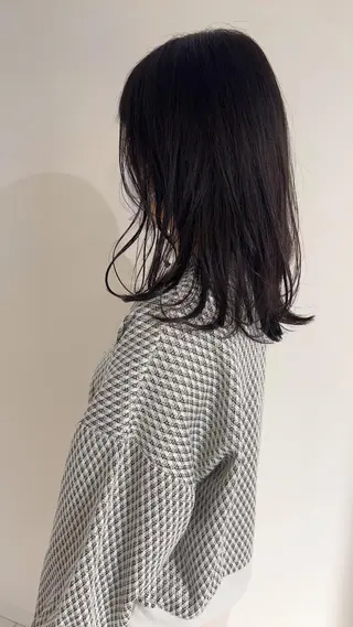 セミロング 🫧ツヤ髪個室美容室 安食茉莉🫧のヘアスタイル
