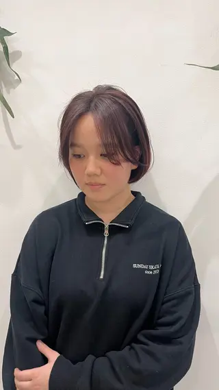 カラー 榊 桜のヘアスタイル