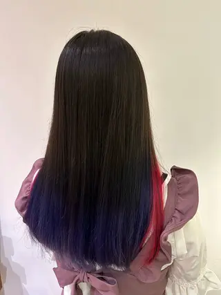 ロング カラー 村松 美月のヘアスタイル