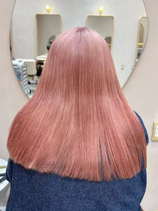 セミロング カラー 越後 遥/ 透明感カラー🪞🤍のヘアスタイル