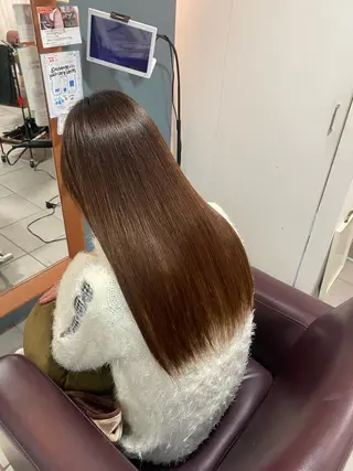 ロング ノンダメージサロン/ 北川瑞樹のヘアスタイル