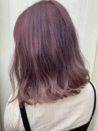 ミディアム カラー 縮毛矯正×髪質改善 店長　DAITOのヘアスタイル