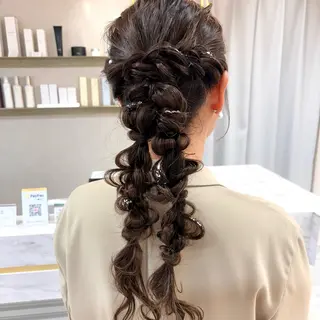 ヘアアレンジ 🍒透明感カラー/ セット/SAKURAのヘアスタイル
