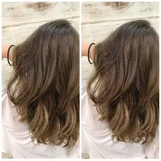 カラー 日比 貴大/ minim hairのヘアスタイル