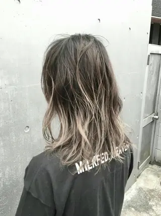 ミディアム カラー パーマ ヘアアレンジ メンズ キッズ ネイル マツエク・マツパ 野田 修平のヘアスタイル