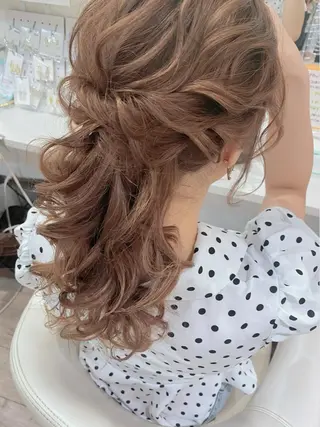 ロング ヘアアレンジ 大阪/ヘアアレンジ /似合わせset💐のヘアスタイル