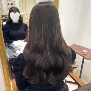ロング カラー ヘアアレンジ 透明感カラー 古山 結季🌙🖤のヘアスタイル