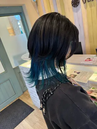 ミディアム 小倉 沙織のヘアスタイル