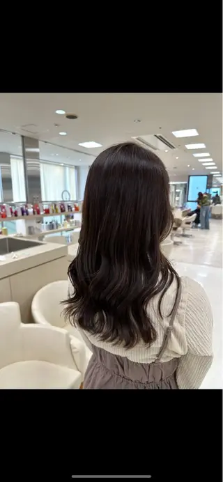 ロング カラー 艶髪 黄金比みくのヘアスタイル
