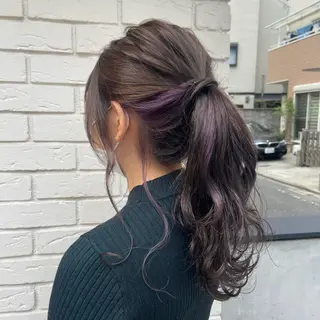 ロング 韓国|ミルクティ momoeのヘアスタイル